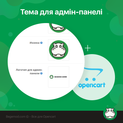 Тема для адмін-панелі від Бегемод