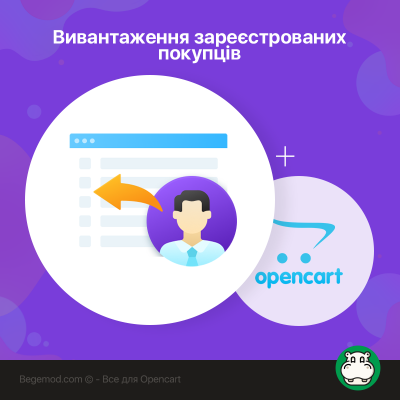 Вивантаження зареєстрованих покупців